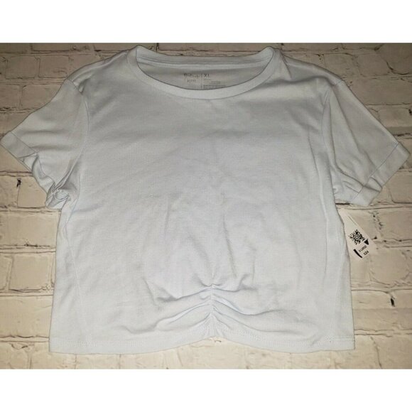 Nwt JR's Flirtitude Active Size XL Pale Blue Cuffed Short Sleeve Top - Picture 1 of 2